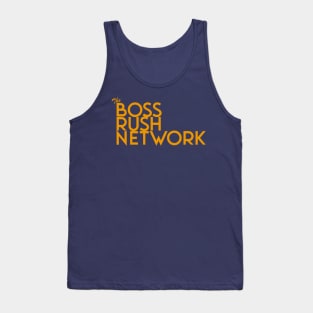 Boss Rush Network Logo (White) Tank Top